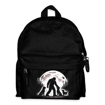 Bigfoot Hundeliebhaber - Kinder Rucksack - Schwarz - Vorne
