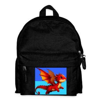 dragon - Kids' Backpack - black - Front