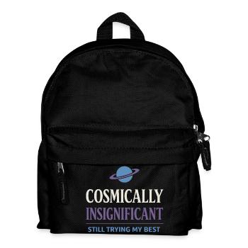 Humour existentiel, nihilisme, humour, - Sac à dos Enfant - noir - Devant