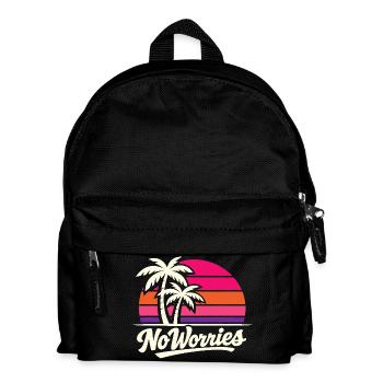 No worries - Kids' Backpack - black - Front