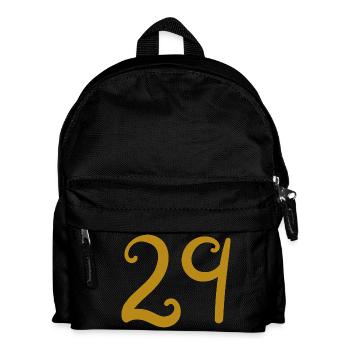 29 - Kinder Rucksack - Schwarz - Vorne