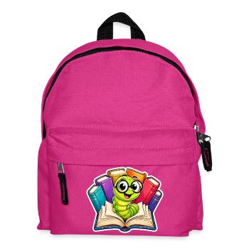 Rat de bibliothèque joyeux - Sac à dos Enfant - fuchsia - Devant