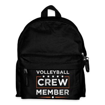 Équipe de volley-ball - Sac à dos Enfant - noir - Devant