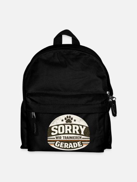 Sorry wir Trainieren gerade - Kinder Rucksack - Schwarz
