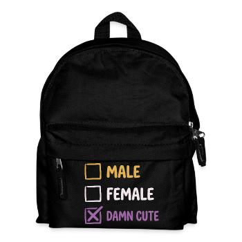 Pride Month LGBTQ – Nicht-binär, geschlechtsfluid - Kinder Rucksack - Schwarz - Vorne