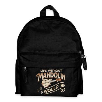 Mandoline Bluegrass Country Folk - Sac à dos Enfant - noir - Devant