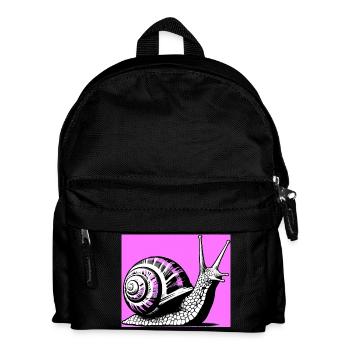 Snail - Kids' Backpack - black - Front