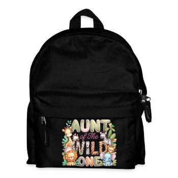 Aunt of the Wild One - Kids' Backpack - black - Front