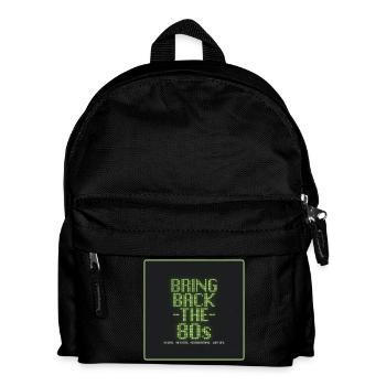 Bring Back the 80s | Retro Digital Design - Kids' Backpack - black - Front