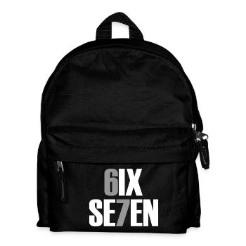 Six Seven - 67 - Typo - Meme - Basketball - 6-7 - Kids' Backpack - black - Front