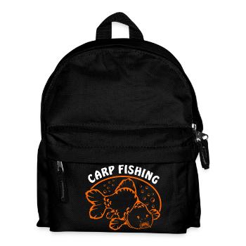 Fische_angeln_002_carp_fishing - Kids' Backpack - black - Front