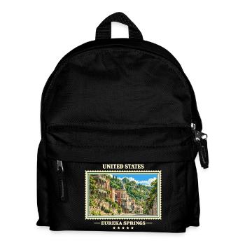 Vereinigte Staaten Eureka Springs Vintage Reisemar - Kinder Rucksack - Schwarz - Vorne