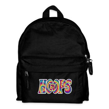Hoops Basketball Sports Idée Cadeau BBall - Sac à dos Enfant - noir - Devant