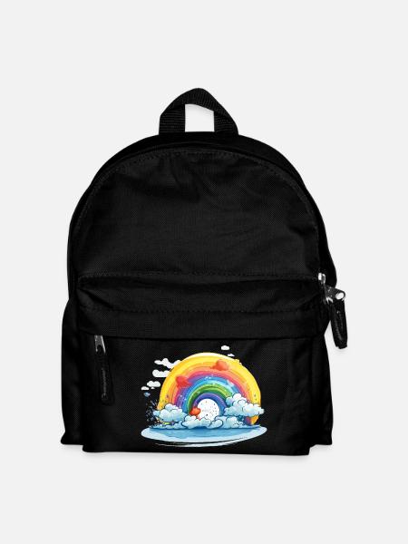 Fierté arc-en-ciel - Sac à dos Enfant - noir