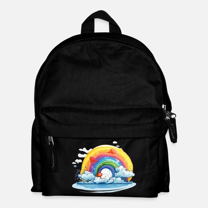 Rainbow Pride - Kids' Backpack - black