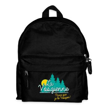 Lorraine Parce que je le Vosgien. - Sac à dos Enfant - noir - Devant