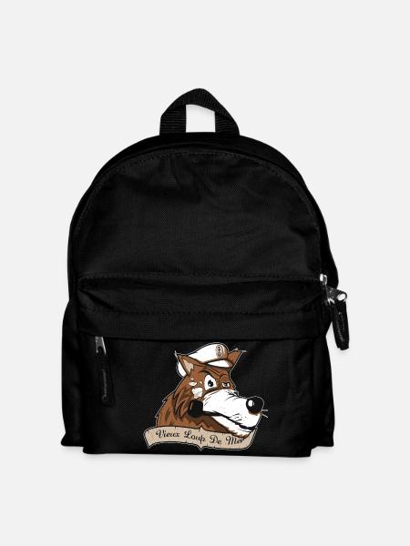 vieux loup de mer - Sac à dos Enfant - noir