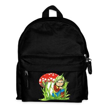 Gut Behütet - Wichtel - Kinder Rucksack - Schwarz - Vorne