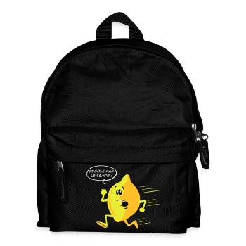 Citron pressé - Sac à dos Enfant - noir - Devant