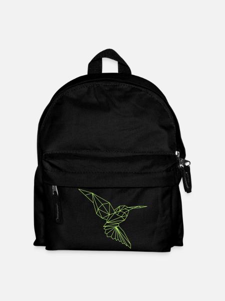 Eisvogel - Kinder Rucksack - Schwarz