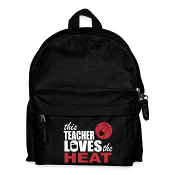 ce professeur aime la chaleur - Sac à dos Enfant - noir - Devant