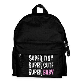 Super petit - super doux - Super Baby - Rose - Sac à dos Enfant - noir - Devant