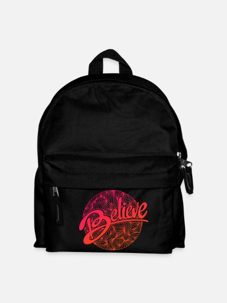 believe - Kinder Rucksack - Schwarz