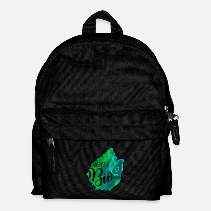Veganer Vegetarier Tierschutz Geschenkidee - Kinder Rucksack - Schwarz