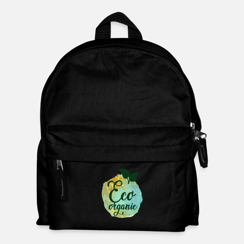 Veganer Vegetarier Tierschutz Geschenkidee - Kinder Rucksack - Schwarz