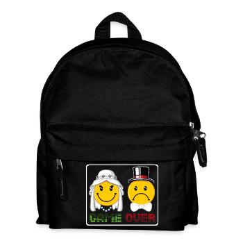 Game over - Kinder Rucksack - Schwarz - Vorne