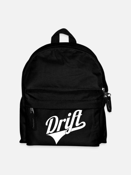 Drift Schriftzug Logo - Kinder Rucksack - Schwarz