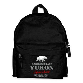 Yukon - Polar Bear - Eisbär - Kinder Rucksack - Schwarz - Vorne