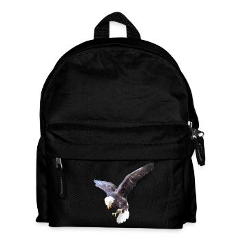 Eagle in a swoop - Kids' Backpack - black - Front