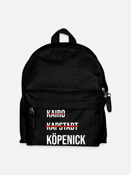 Grafik mit Köpenick - Kinder Rucksack - Schwarz