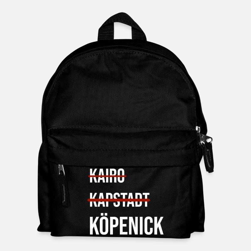 Grafik mit Köpenick - Kinder Rucksack - Schwarz