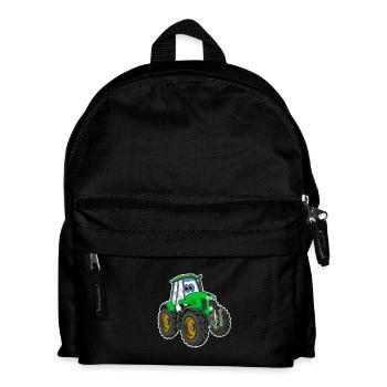tractor - Kids' Backpack - black - Front