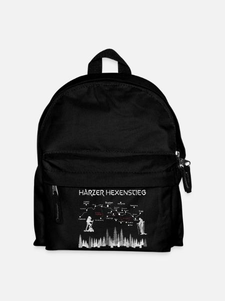 Harzer Hexenstieg - Brocken wandern, Wandergruppen - Kinder Rucksack - Schwarz