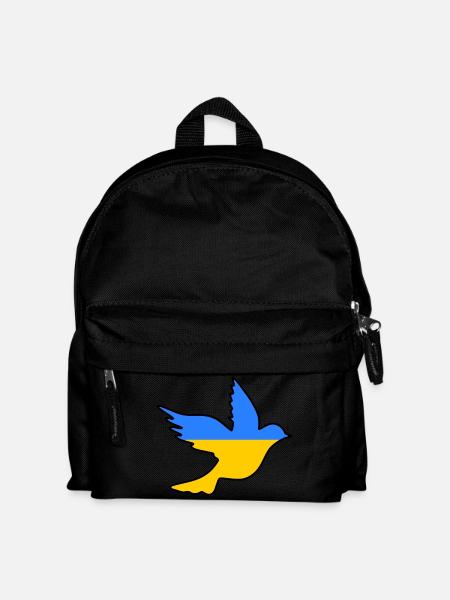 Ukraine - Kinder Rucksack - Schwarz