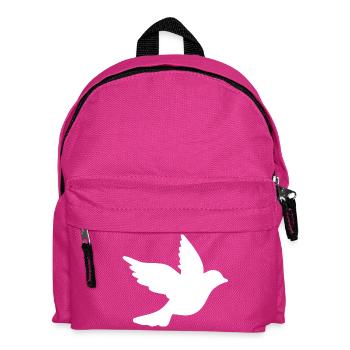 Frieden taube - Kinder Rucksack - Fuchsia - Vorne