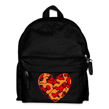 Heart Colorful Pattern Heart Pattern Gift Heart Pattern - Kids' Backpack - black - Front