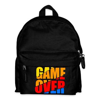 game over - Kinder Rucksack - Schwarz - Vorne