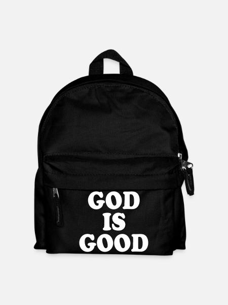 God is good - Kinder Rucksack - Schwarz