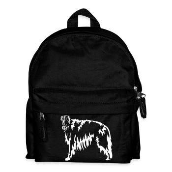 Barsoi "Black Edition" - Kinder Rucksack - Schwarz - Vorne