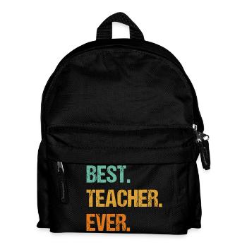 Bester Lehrer aller Zeiten Motivations-T-Shirt - Kinder Rucksack - Schwarz - Vorne