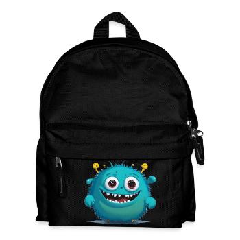 little blue monster - Kids' Backpack - black - Front