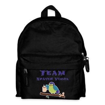 Late Bird Morning Grouch Sleep Shirt - Kids' Backpack - black - Front