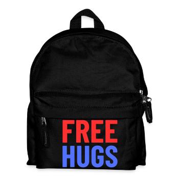 Free Hugs - Kinder Rucksack - Schwarz - Vorne
