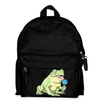 Sucette grenouille - Sac à dos Enfant - noir - Devant