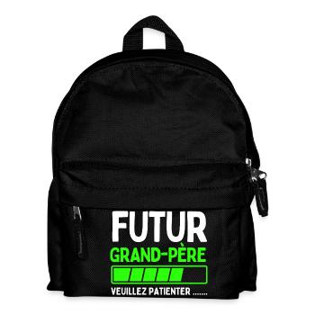 Future grandfather - Kids' Backpack - black - Front