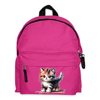 Kitten - Kids' Backpack - fuchsia - Front